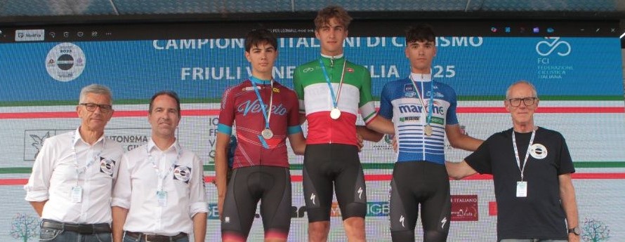 Copertina per Gorizia, Bellettini, Foffano e Cingolani campioni italiani giovanili di ciclismo