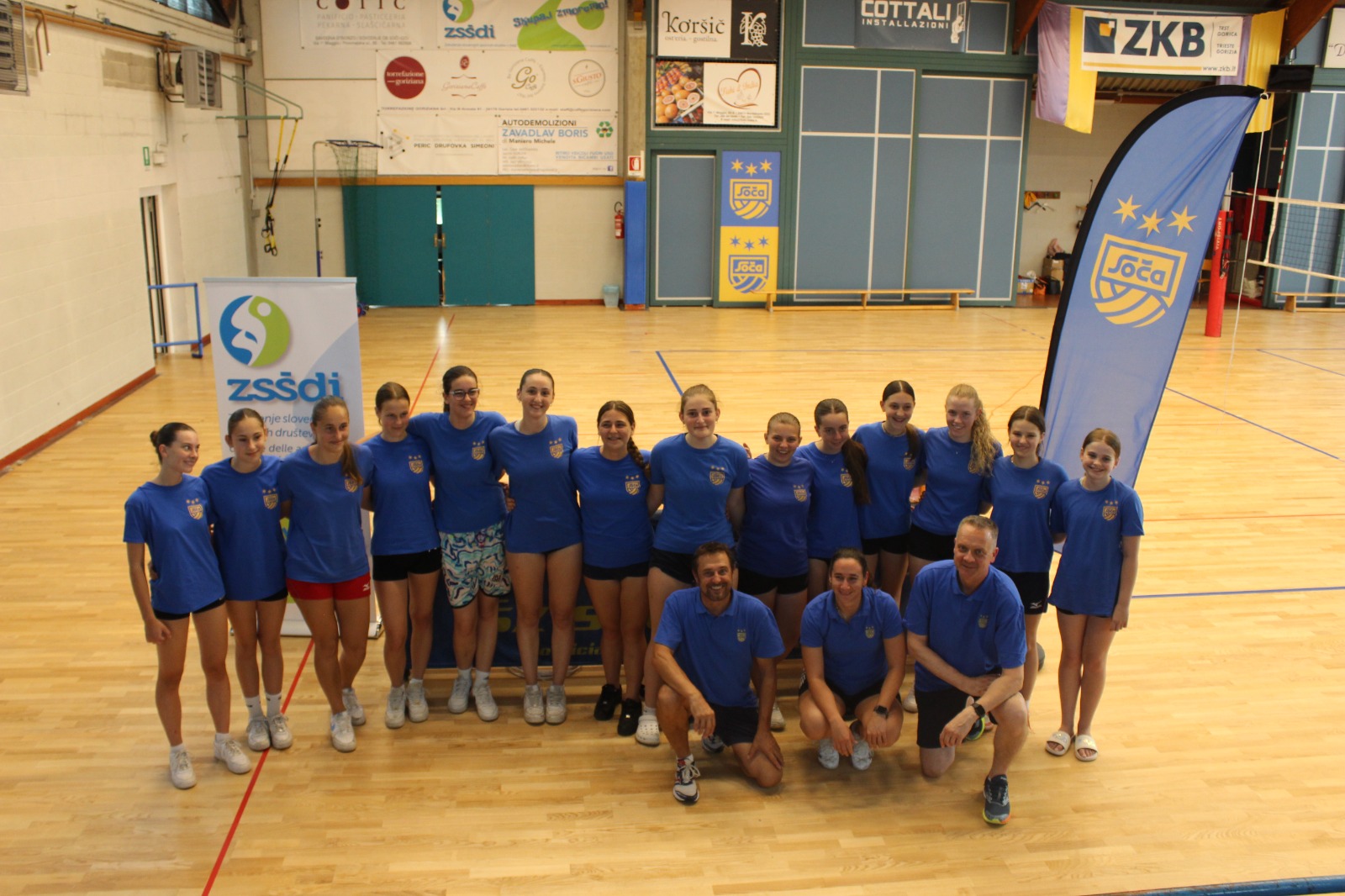 Copertina per Savogna d'Isonzo, il coach internazionale Stefano Micoli ospite del Soča Volley. «Ambiente sano e ben educato»