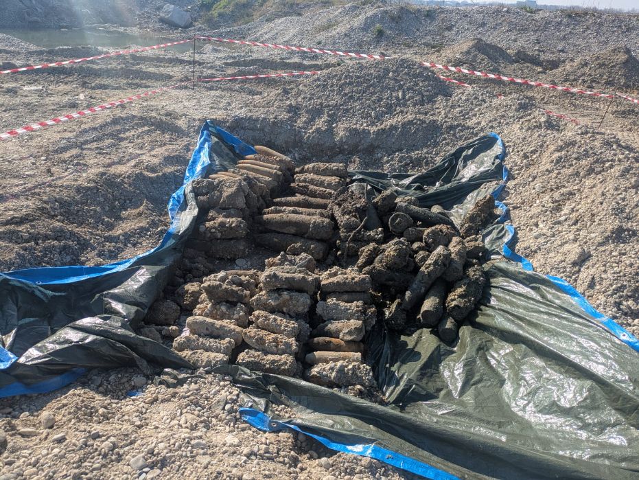 Copertina per Monfalcone, rimossi 170 ordigni a caricamento speciale sul Canale Locovaz