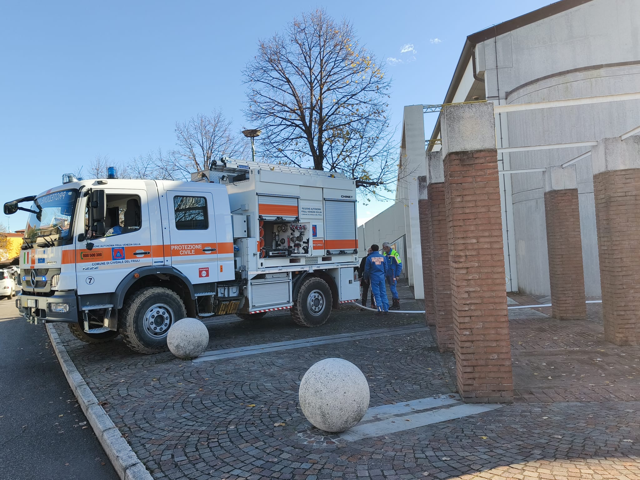 Immagine per Versa, il coordinamento dell’emergenza lascia la palestra comunale e passa in municipio