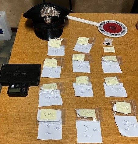 Sagrado, spacciava ketamina, 23enne arrestato dai Carabinieri di Fogliano Redipuglia