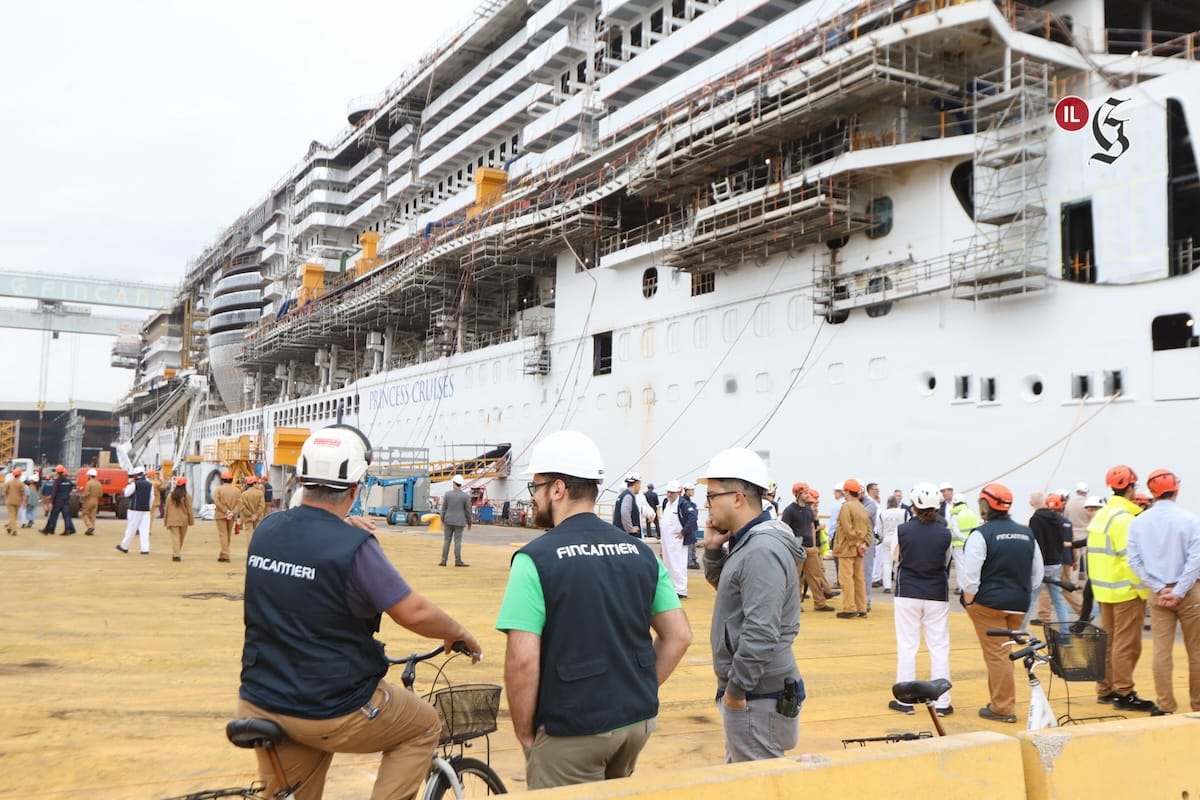 Immagine per Operaio esterno a Fincantieri caduto da tre metri d’altezza, l’Azienda: «Misure di sicurezza rispettate»