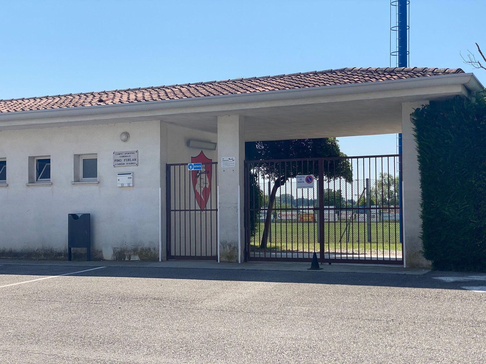 San Canzian d'Isonzo, al via i lavori per la messa in sicurezza del campo sportivo comunale: investimento da 65mila euro