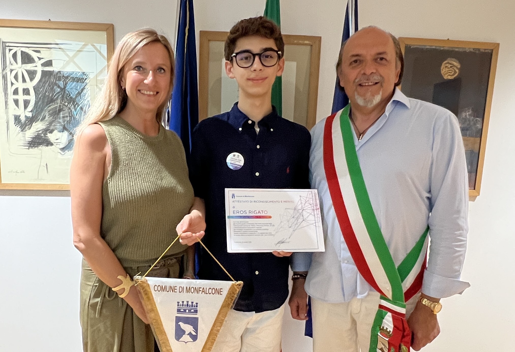 Immagine per Monfalcone, Eros Rigato trionfa alle Olimpiadi italiane delle Neuroscienze 2026