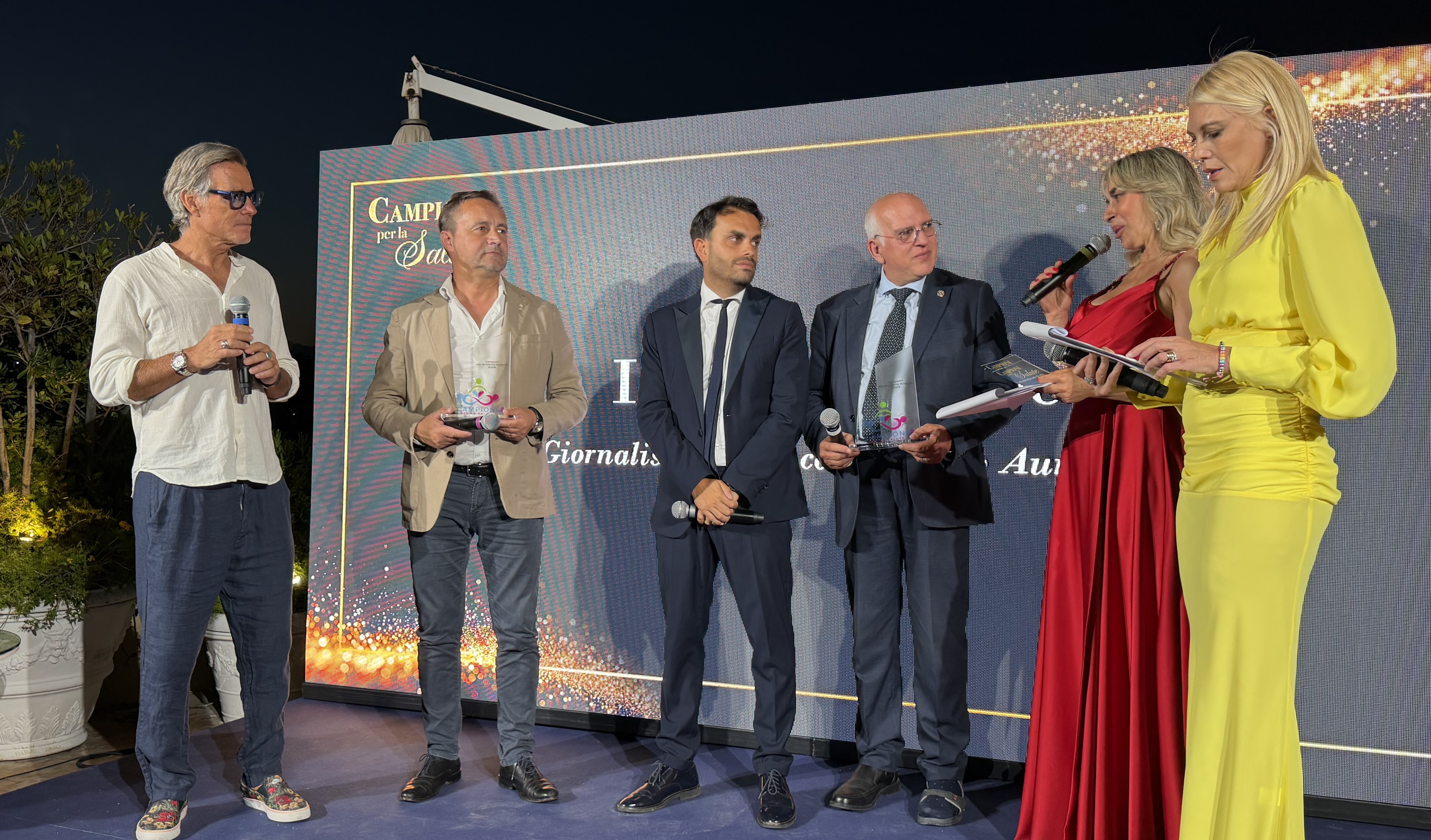 Immagine per Duino, il sindaco Gabrovec premiato a Napoli alla rassegna 'Campioni per la Salute Awards'