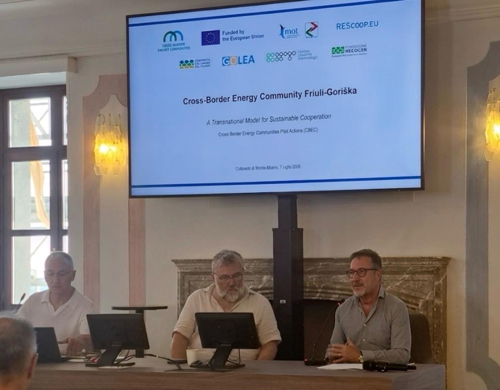 Comunità Collinare e RECOCER lead partner per una comunità energetica transfrontaliera