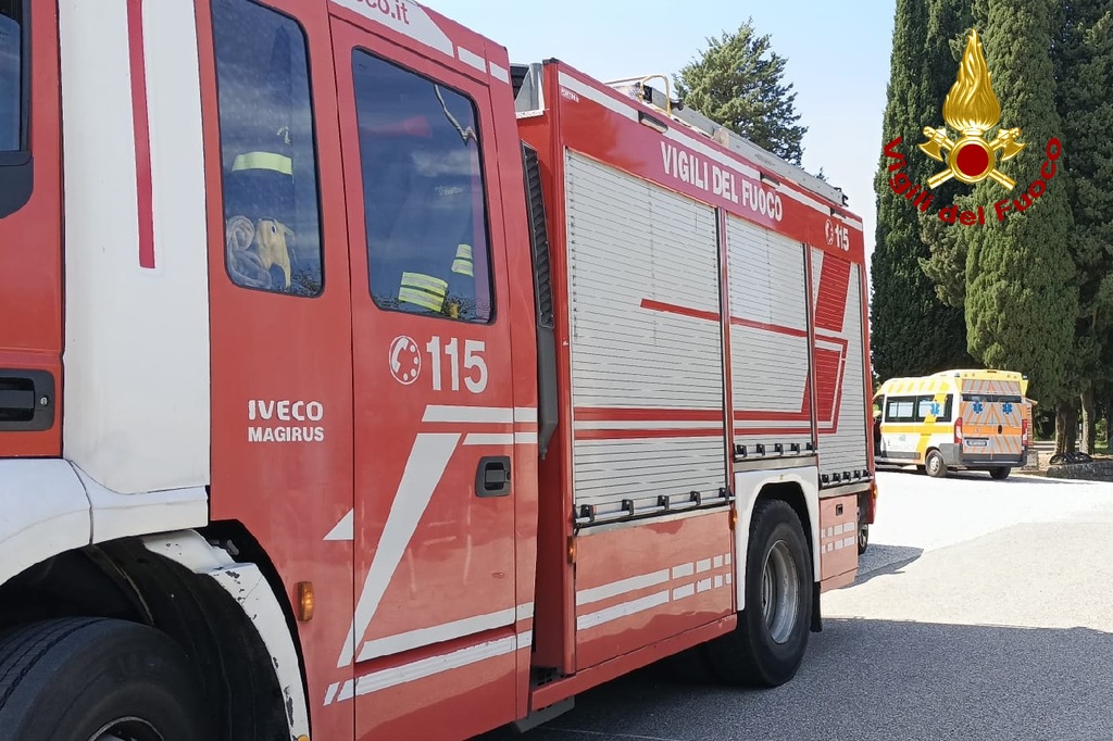 Immagine per Si sente male in un sentiero sul San Michele: anziano soccorso dai Vigili del Fuoco