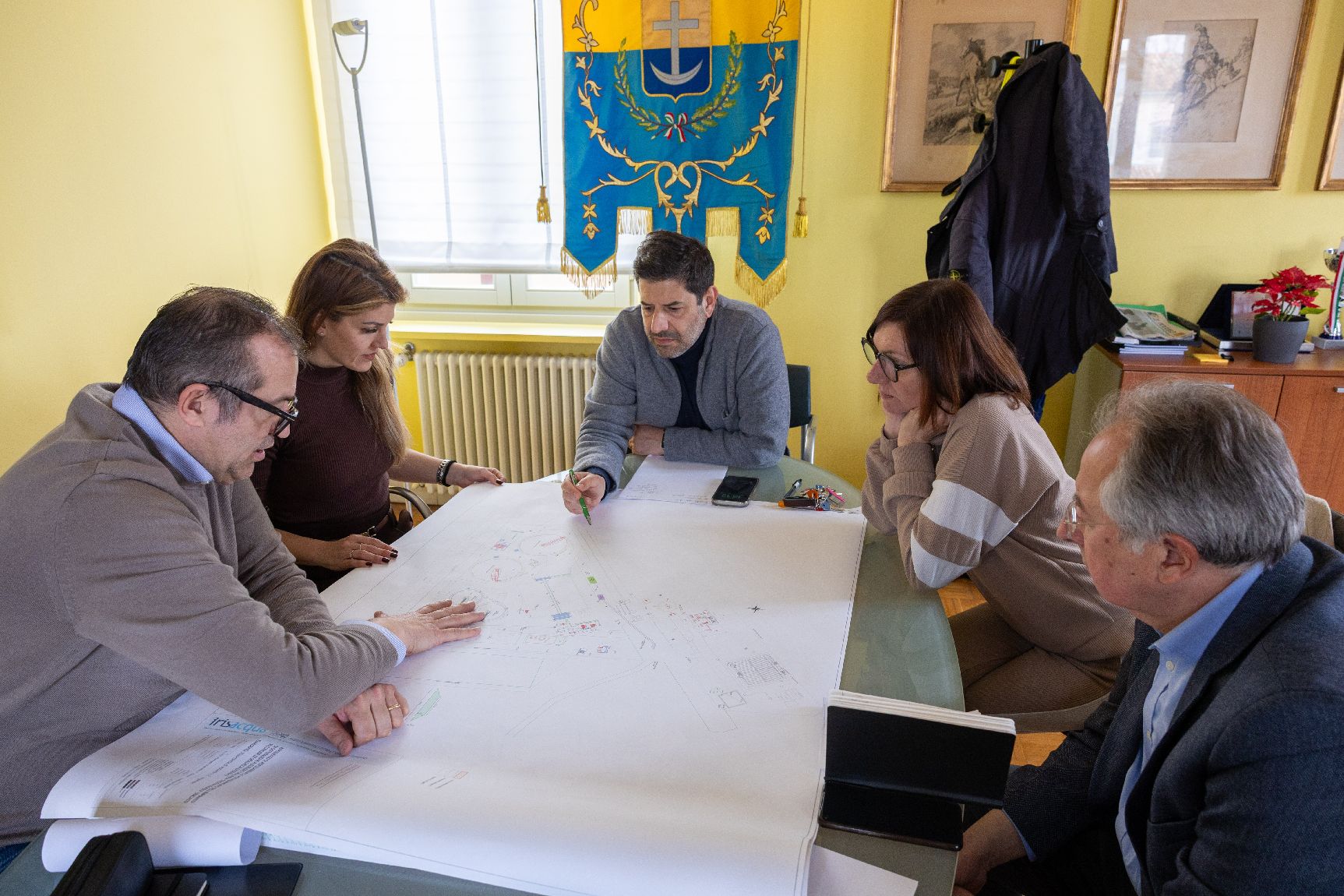 Immagine per Continuano i lavori per realizzare il depuratore di Gradisca: «Opera strategica per la Destra Isonzo» da quasi 10 milioni