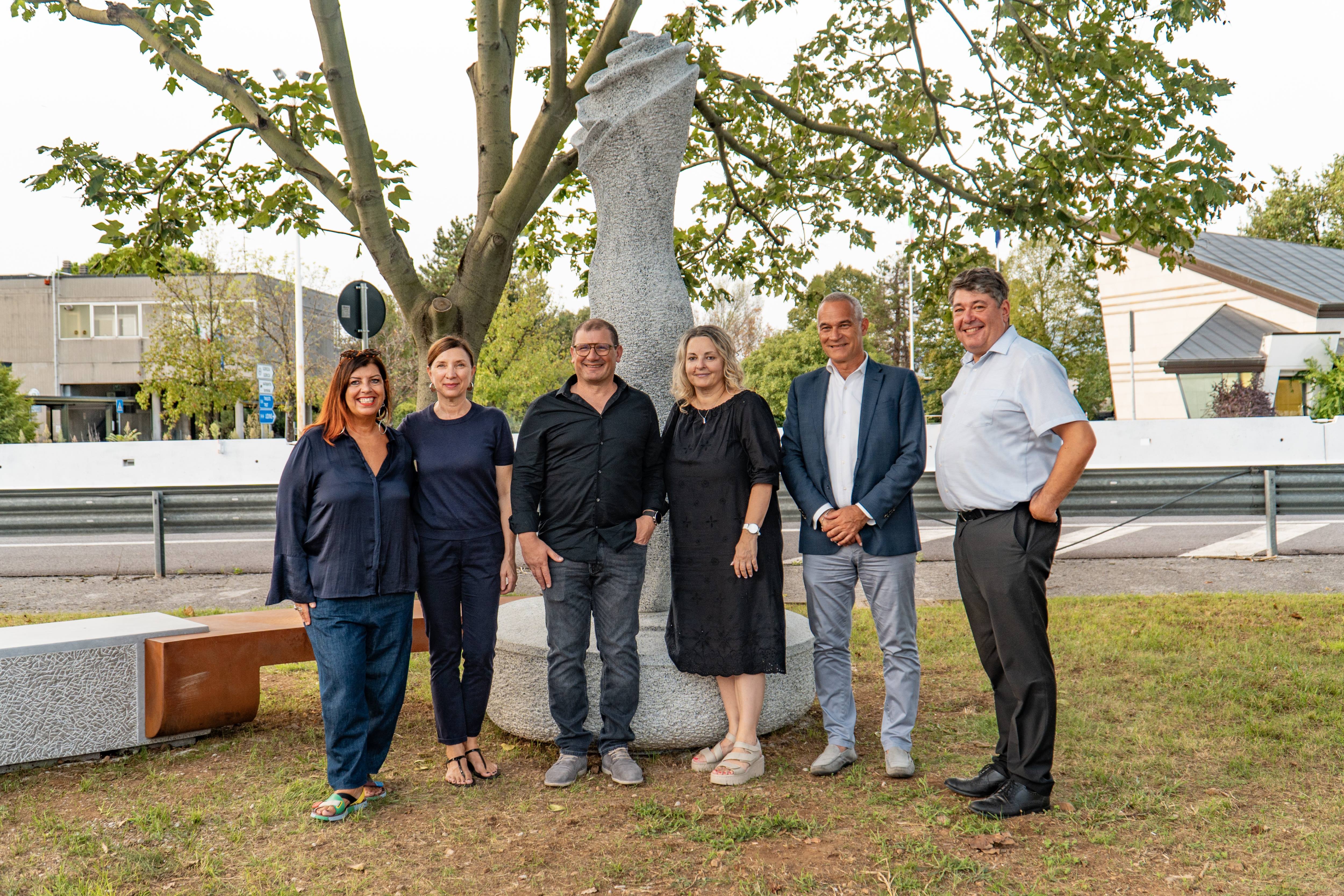 Immagine per Nasce il parco artistico transfrontaliero: inaugurate due nuove sculture tra Gorizia e Vrtojba