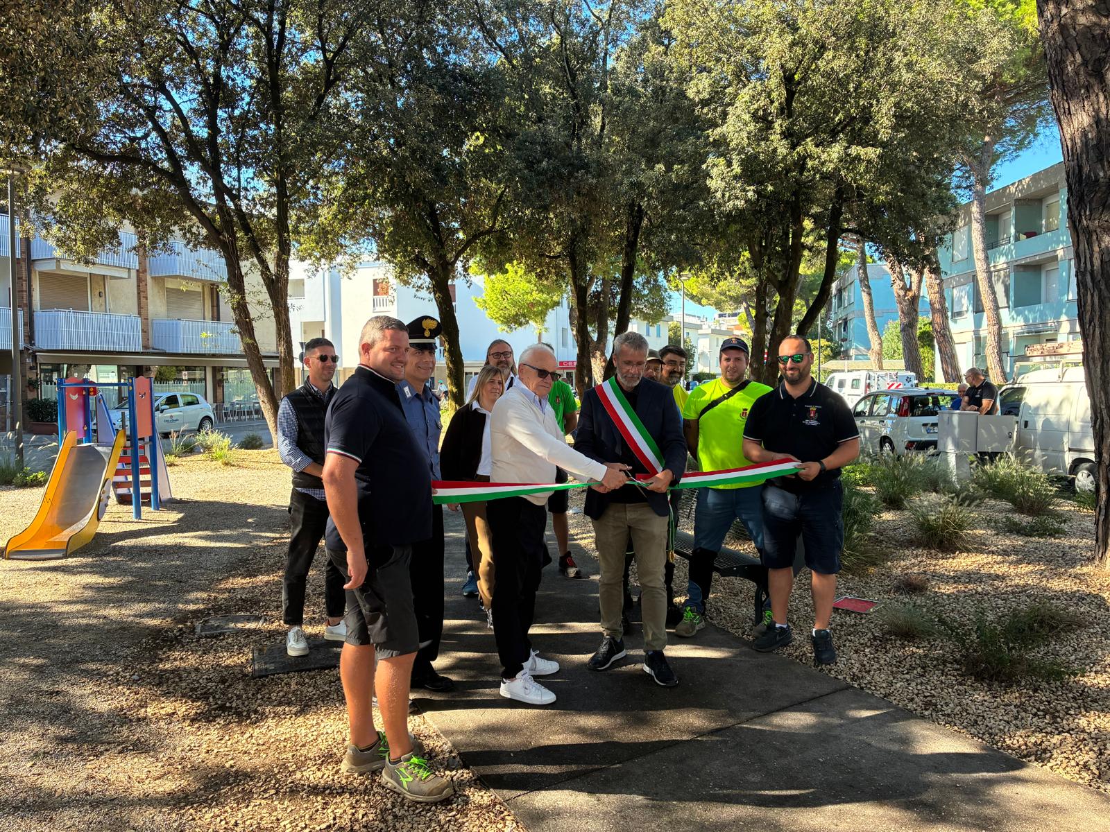 Immagine per Grado, riqualificata e inaugurata l'area verde di viale Kennedy