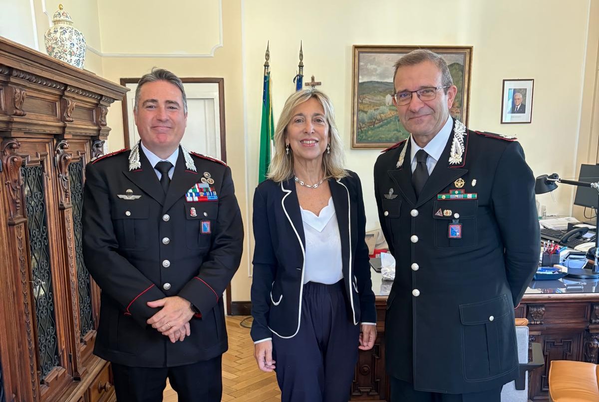 Immagine per Fotonotizia - Il Prefetto Fedullo incontra il Generale di Brigata Gerardo Petitto