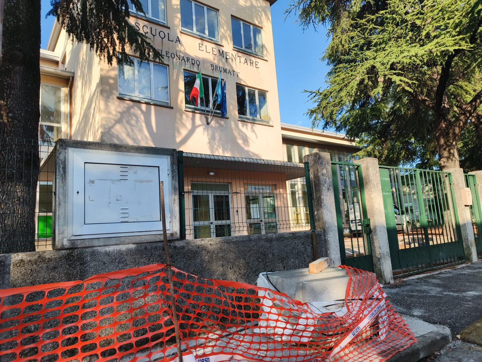 Immagine per Un nuovo cantiere a Ronchi, investimento da 1,35 milioni per la scuola Brumati: al via i lavori antisismici