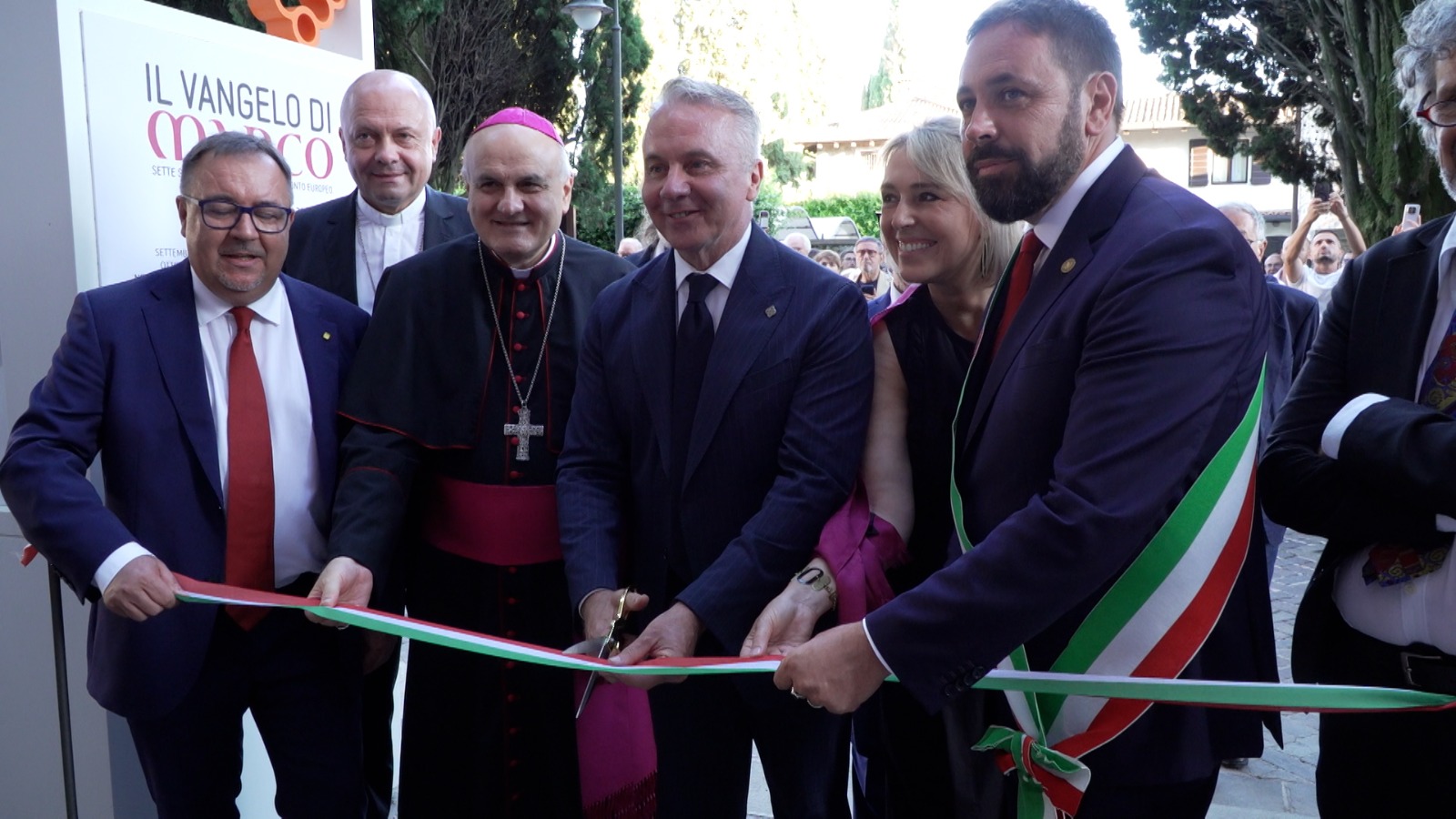 Immagine per Il Vangelo di Marco torna ad Aquileia dopo sette secoli, Fedriga: «Ponte di dialogo e pace»