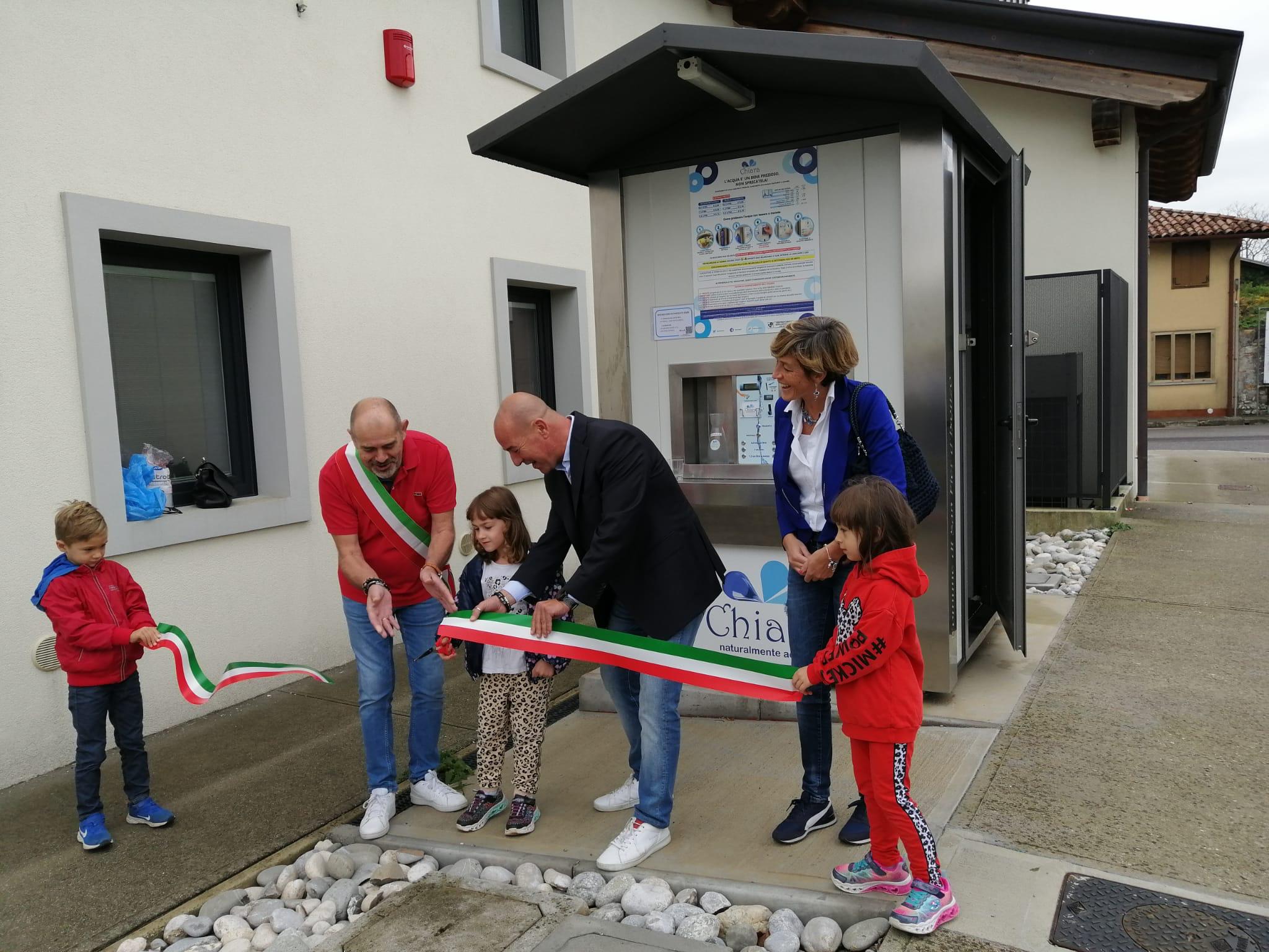 Brindisi con l'acqua microfiltrata, la prima casetta a San Pier d'Isonzo