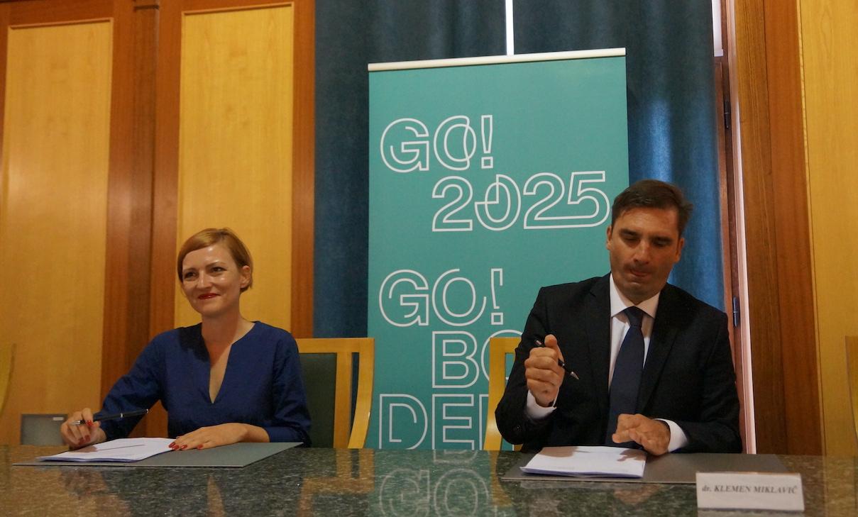 Immagine per Lubiana firma l'accordo con Nova Gorica, pronti 10 milioni per GO! 2025