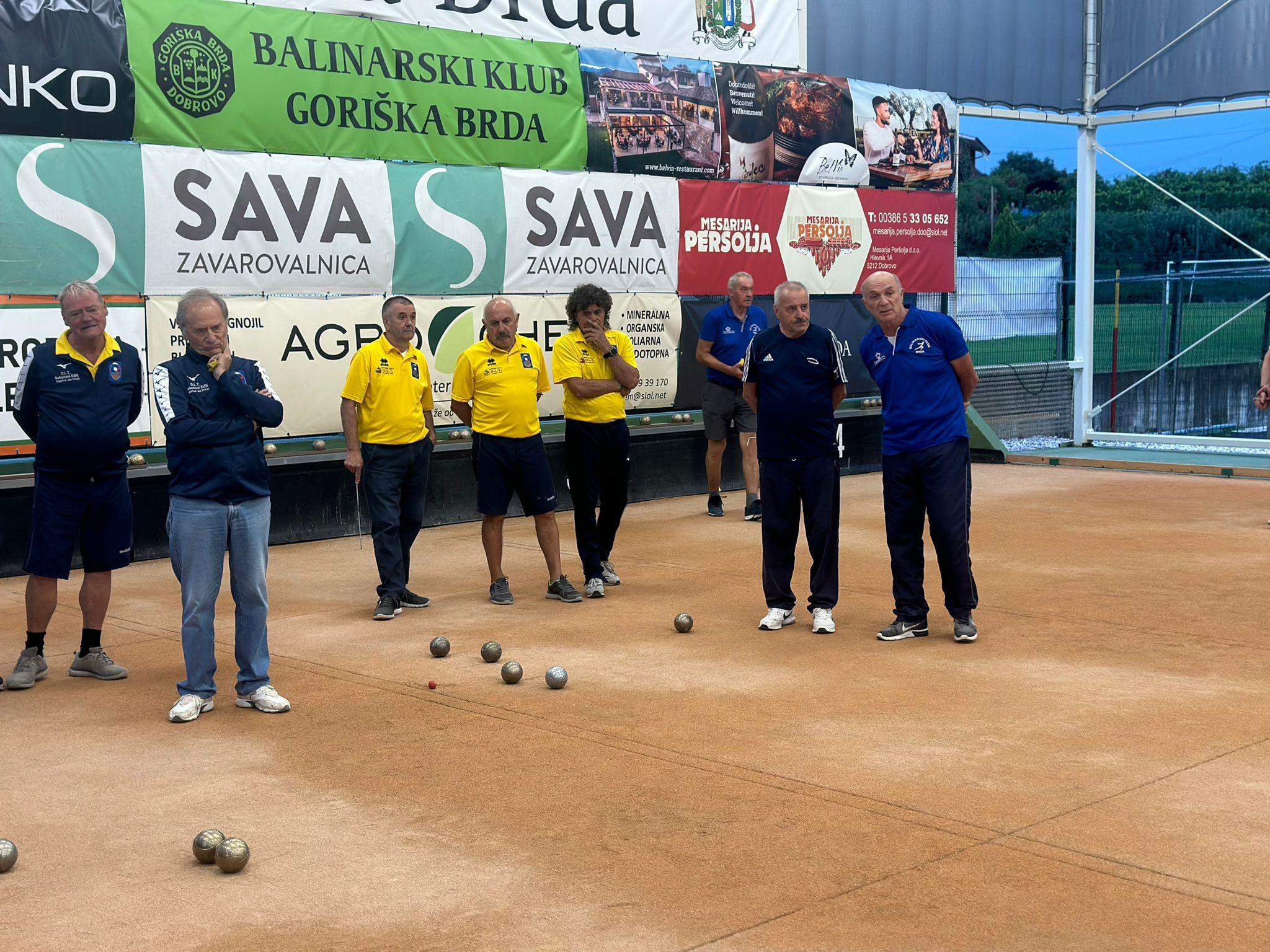 Brda e Capriva si sfidano a bocce, amicizia più stretta nello sport