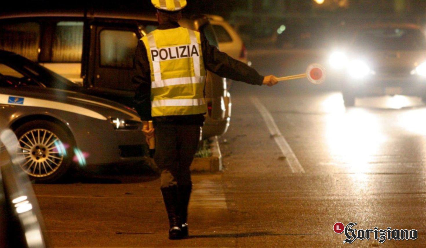 Positivo all'alcoltest a Monfalcone, patente ritirata nella notte