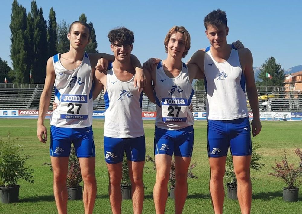 Copertina per Atletica, sfuma il sogno podio nella staffetta per i ragazzi di Gorizia a Rieti