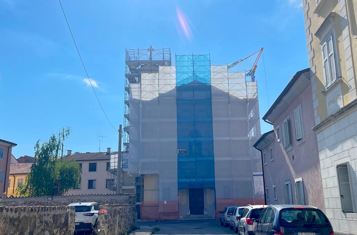 Immagine per Cantiere per 3 mesi nella chiesa di Sant'Antonio, lavori dopo cento anni a Gorizia