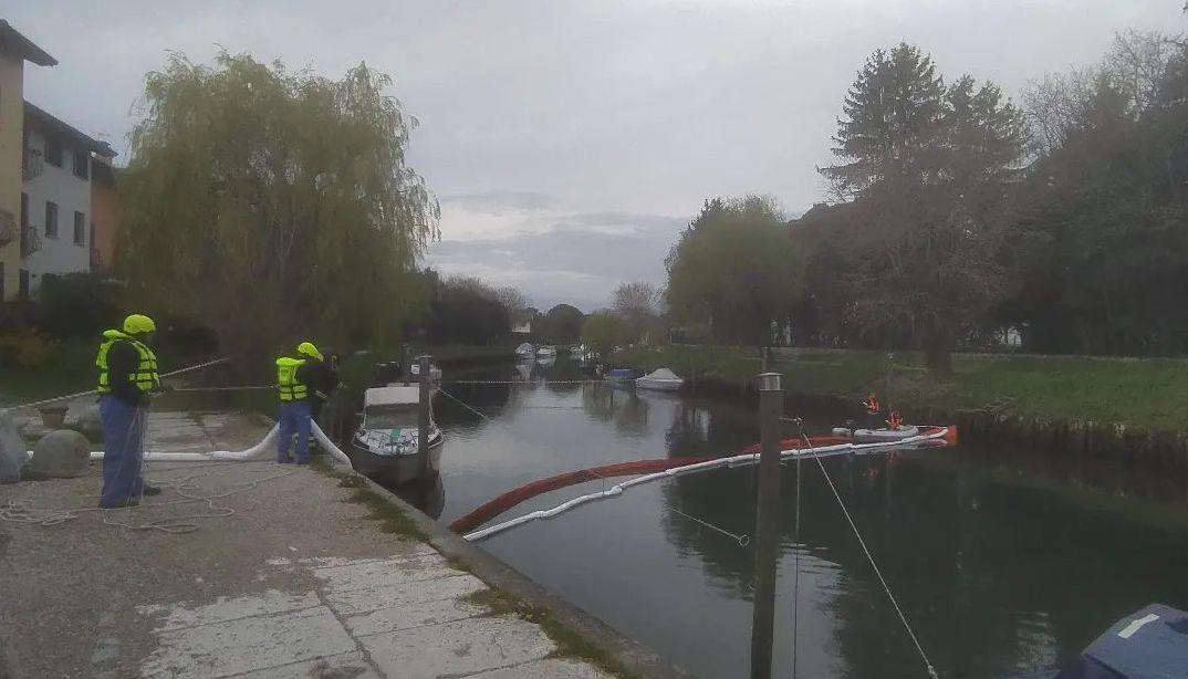 Idrocarburi nell'Aussa, riapre la navigazione sul fiume a Cervignano