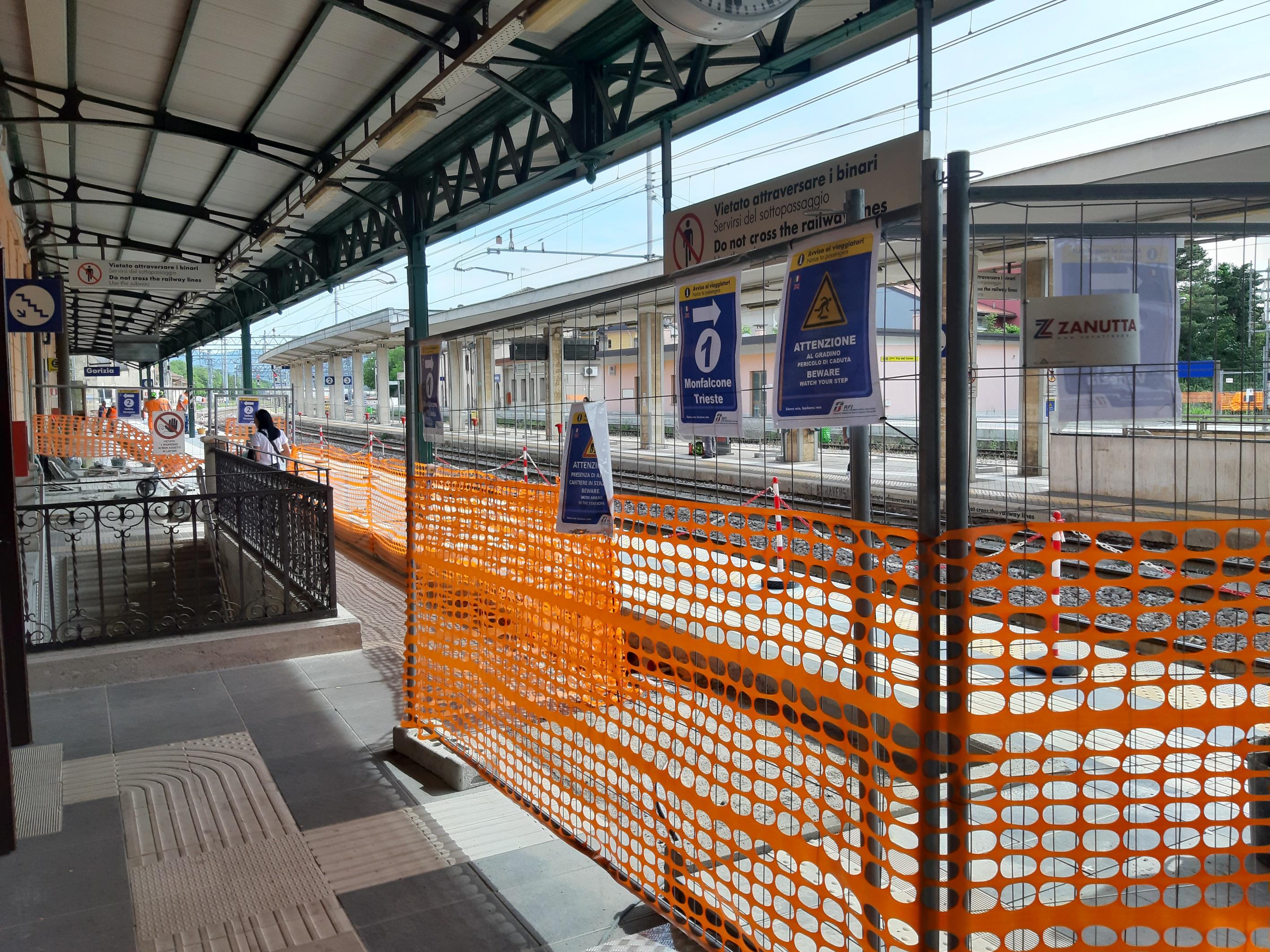 Copertina per Cantiere in stazione dei treni a Gorizia, ascensore e scavi partono in estate