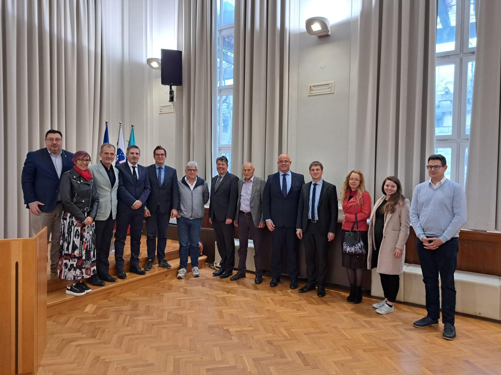 Immagine per I vini sloveni al concorso di Gorizia, Città del vino in visita a Nova Gorica