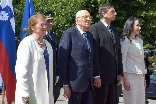 Copertina per Morto l'ex presidente Napolitano, la sua visita con Pahor sul confine di Gorizia