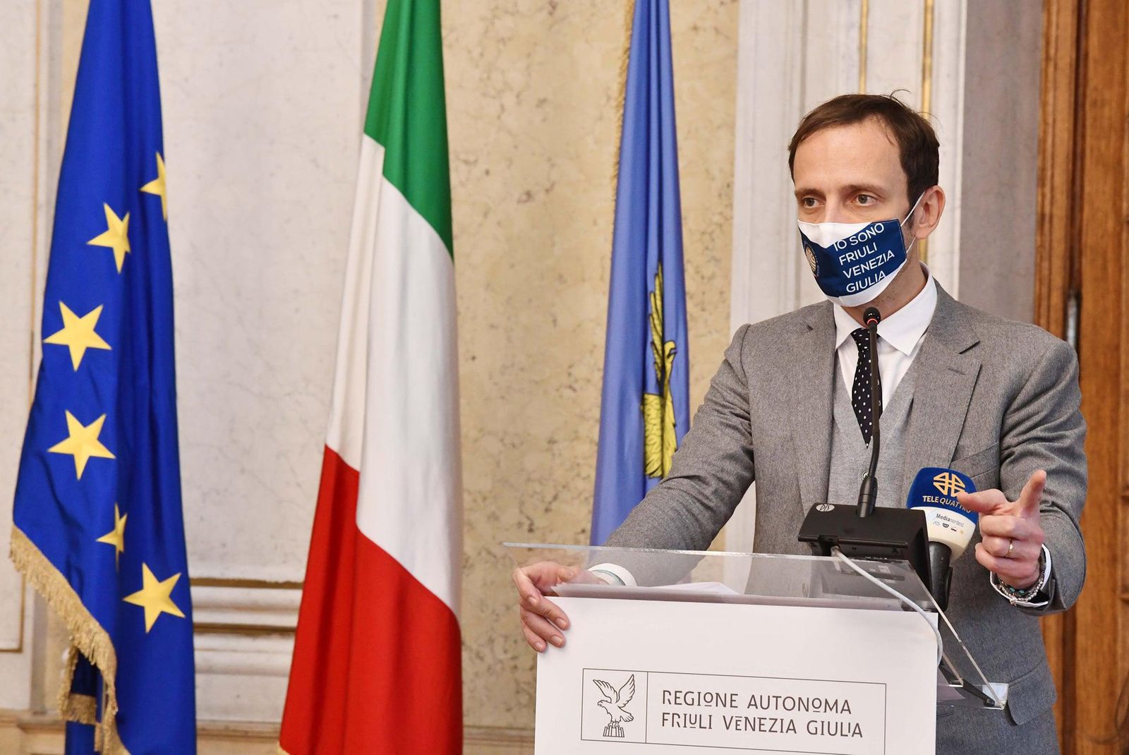 Immagine per Fedriga guarda ai progetti del 2022, «Gorizia tappa importante per il Fvg»