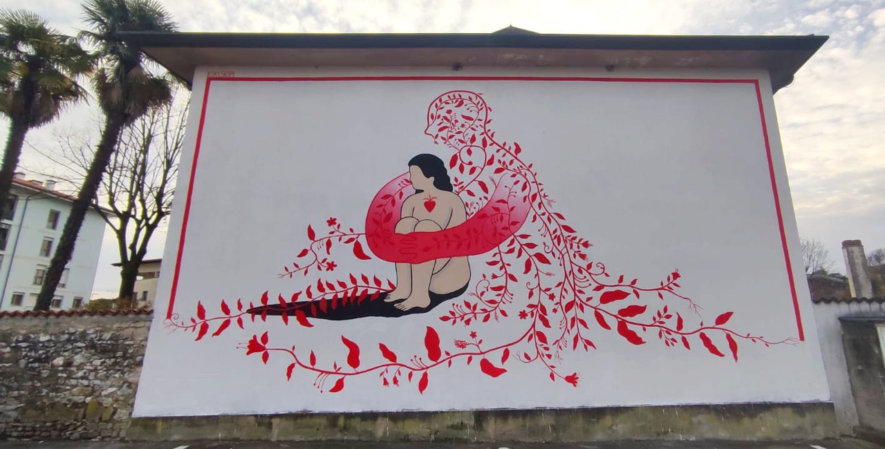 Immagine per La street art colora la casa di riposo, il murales per gli anziani di Cervignano