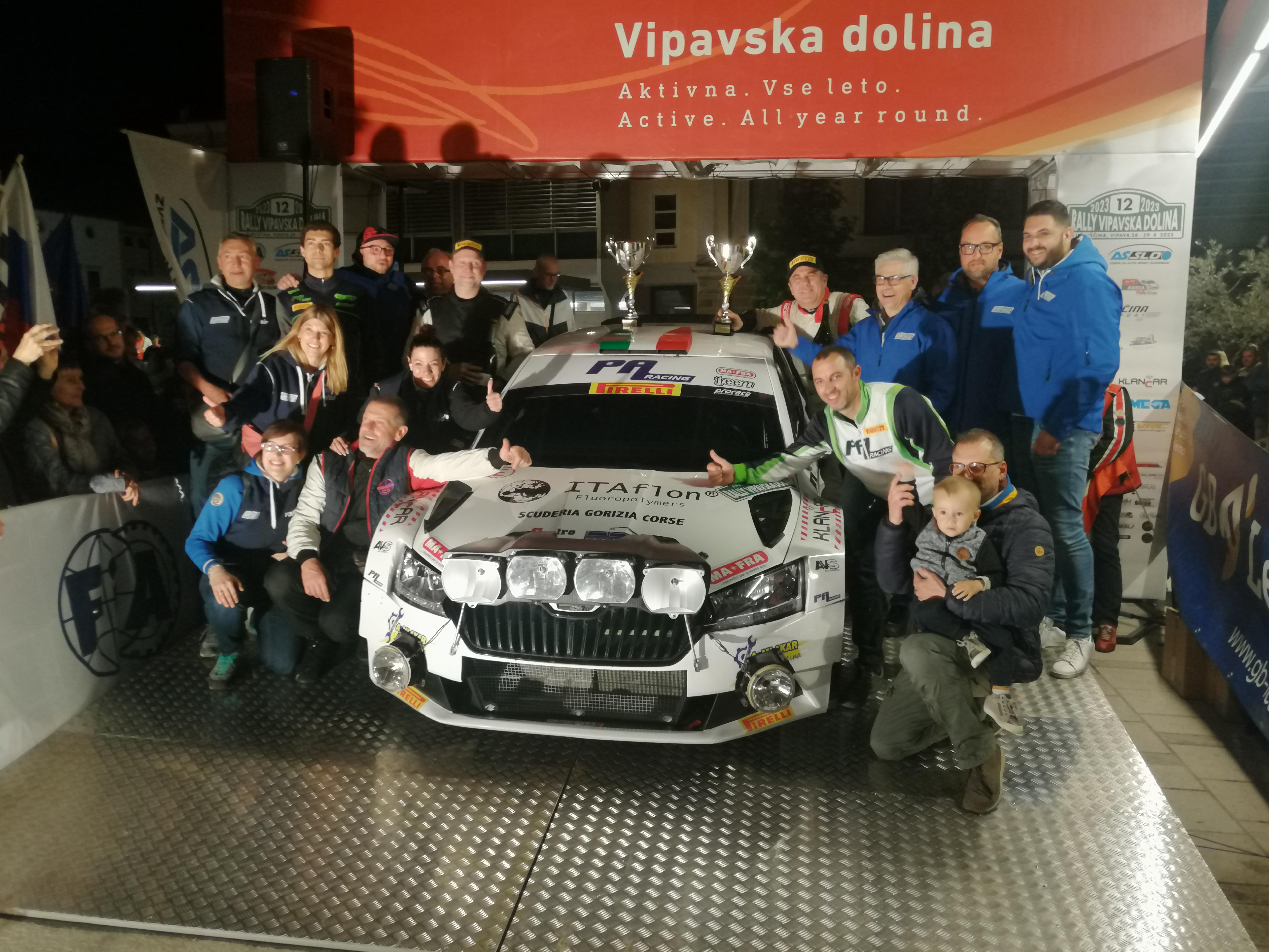 Rally, anno di traguardi per la scuderia Gorizia Corse: 30 gare e 8 medaglie
