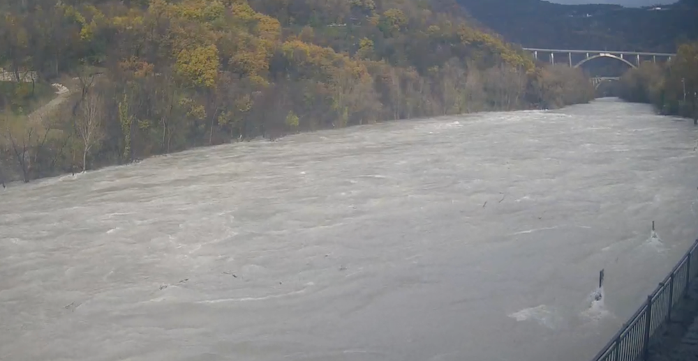 Immagine per Maltempo, fiume Isonzo oltre livelli di guardia a Gradisca e acqua alta a Grado