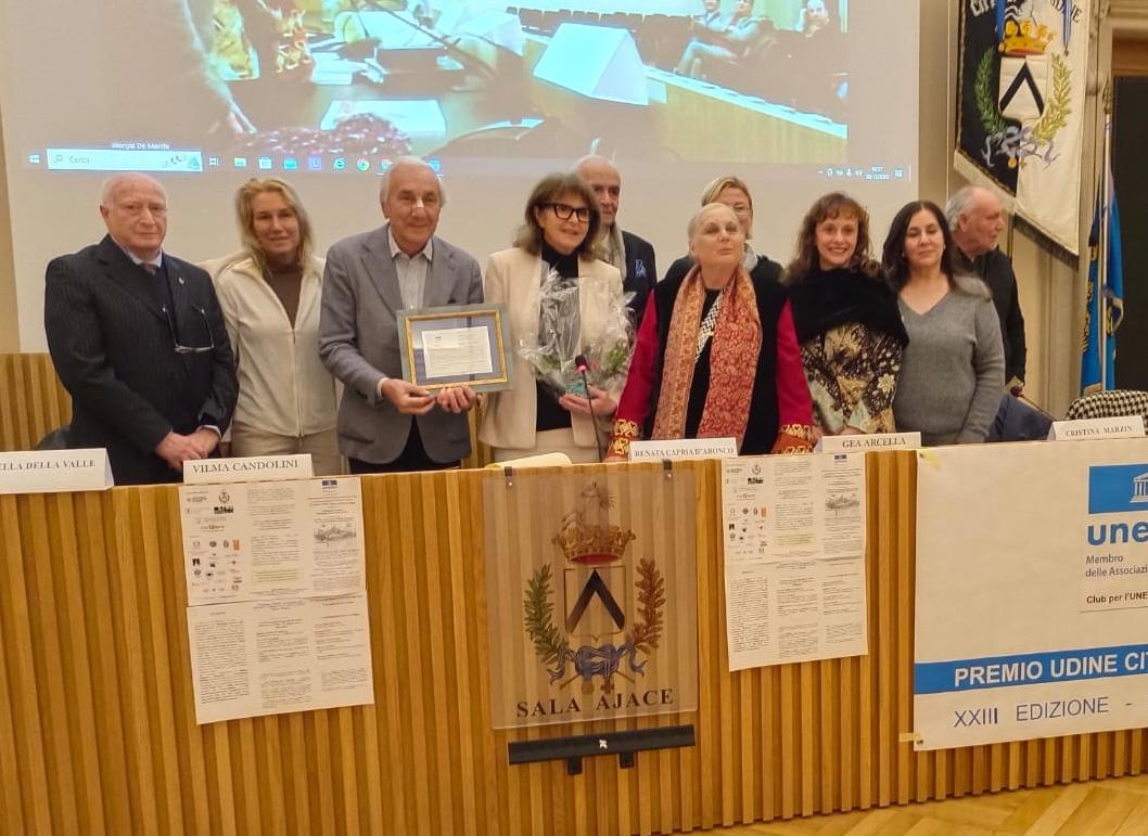 Copertina per Impegno nella cultura e lavoro, premio alla coppia Leopoldo e Mirella di Gradisca