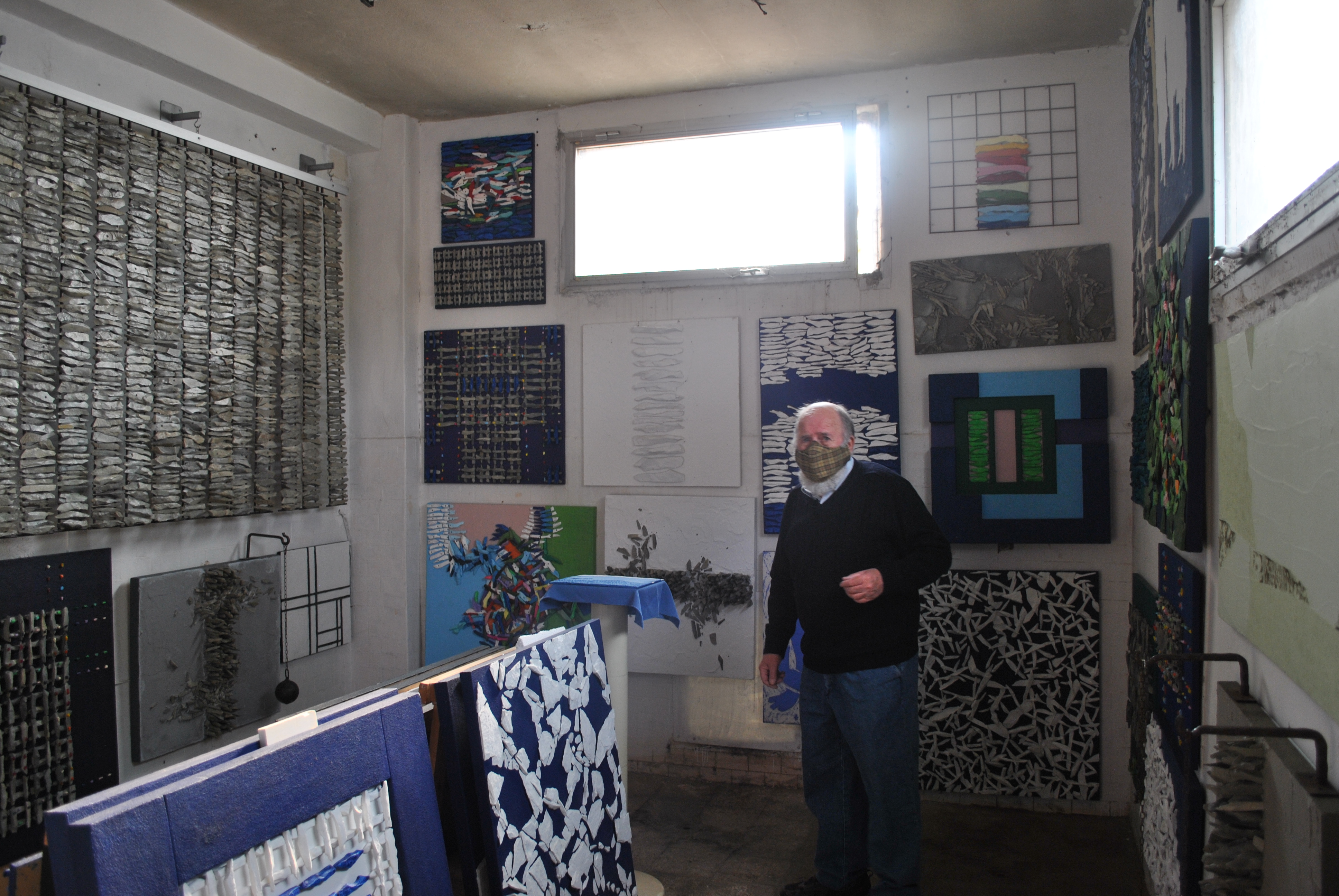 Immagine per Corsa alla solidarietà per aiutare l'artista Enzo Valentinuz, il suo studio rimarrà a Romans d'Isonzo