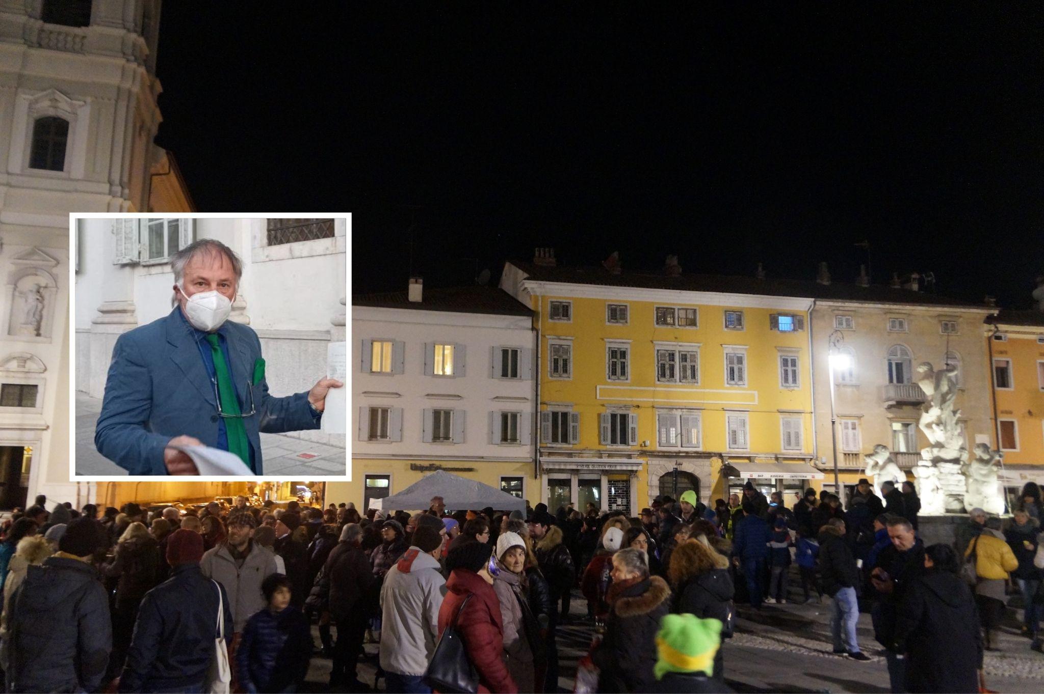 Copertina per «Tante persone senza green pass», la festa di Zotti in piazza a Gorizia