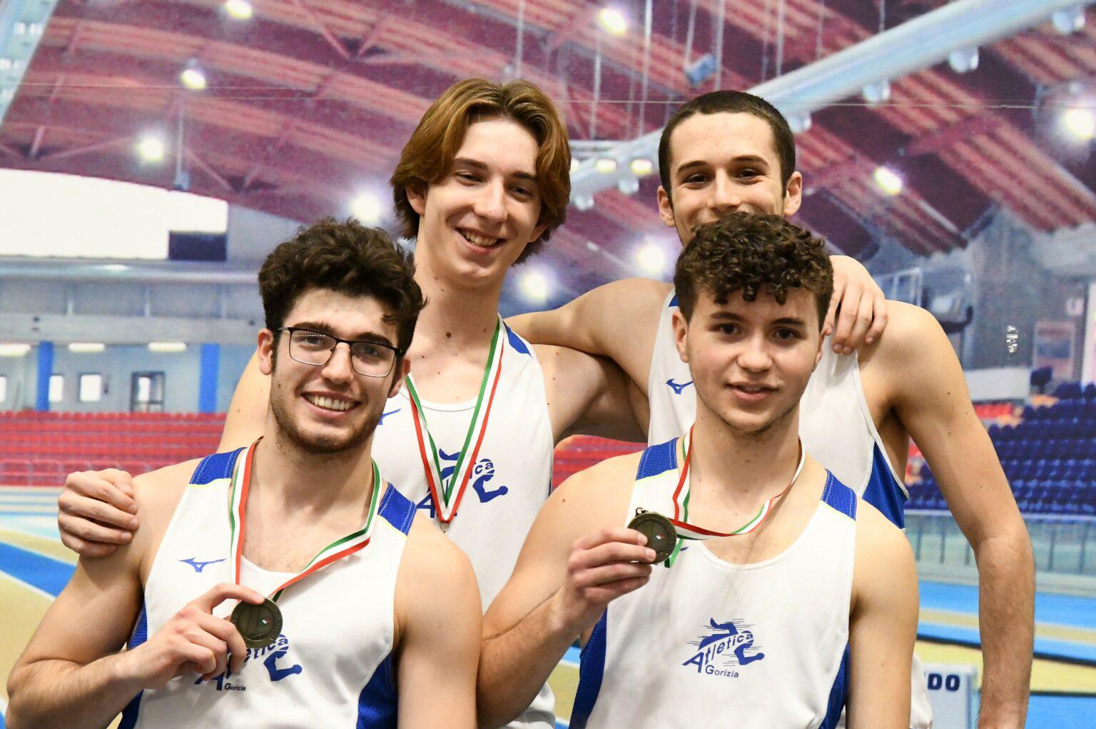Copertina per Campionati italiani indoor, bronzo per la staffetta all'Atletica Gorizia