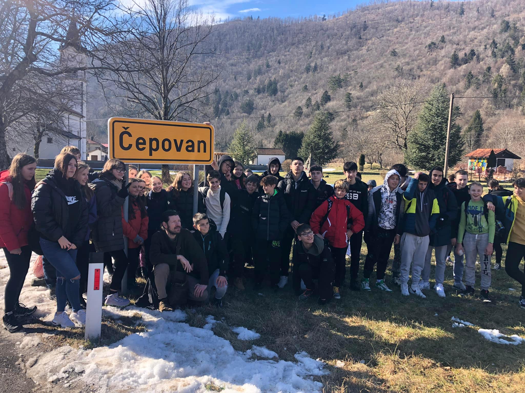 Copertina per Gli studenti di Gorizia e Nova Gorica insieme, alla scoperta di Čepovan