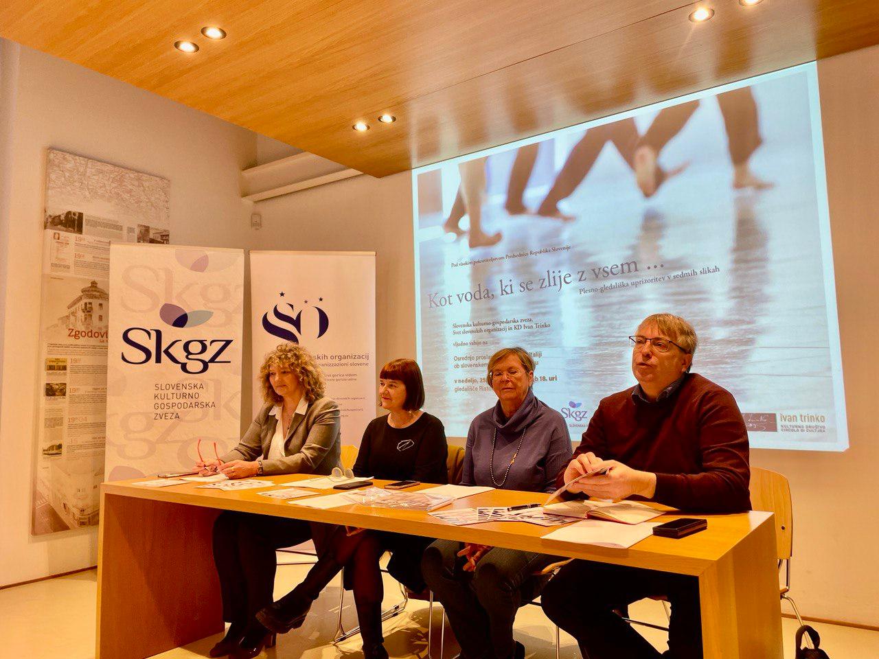 Copertina per Acqua e danza con il dialetto sloveno delle Valli, il progetto parte da Gorizia