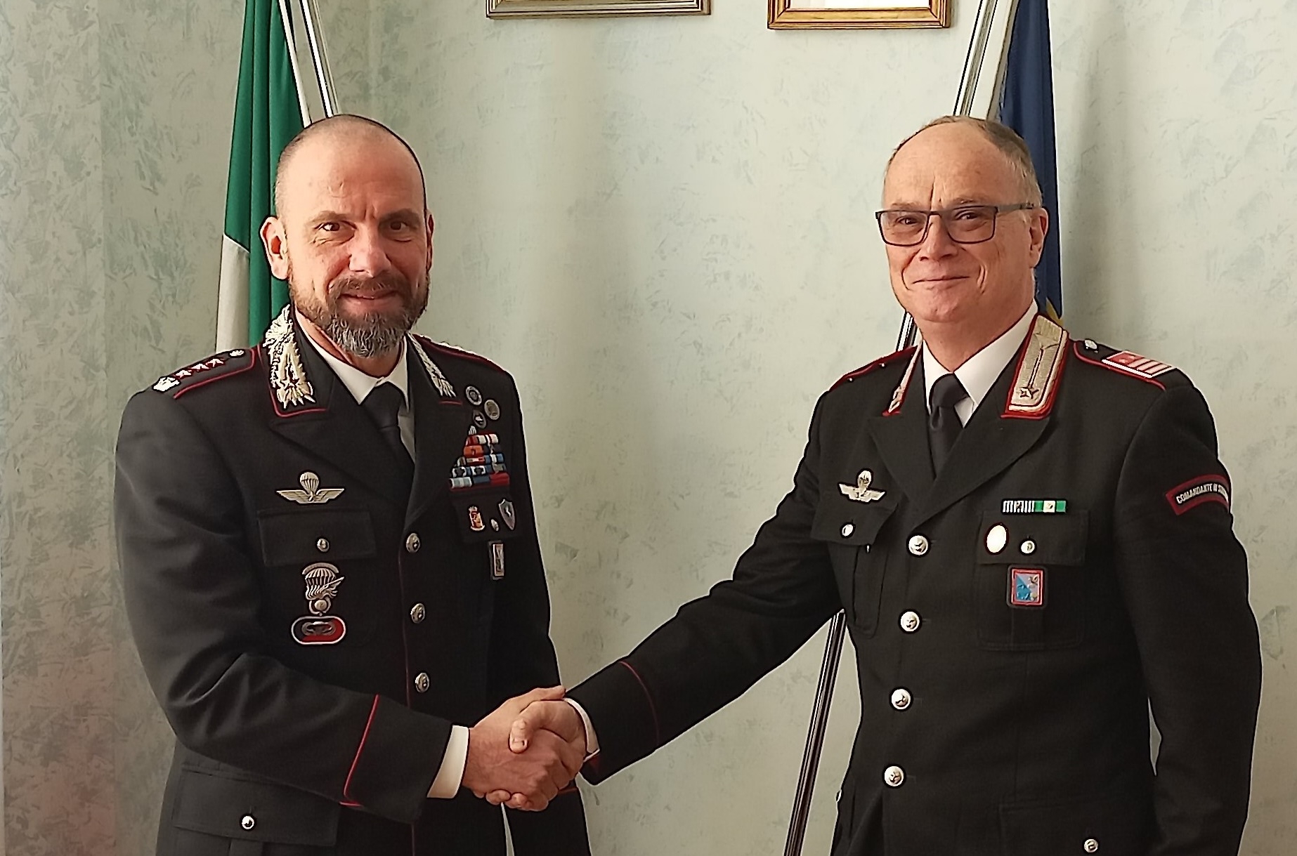 Il comandante dei carabinieri di Villesse va in pensione, il saluto dell'Arma 