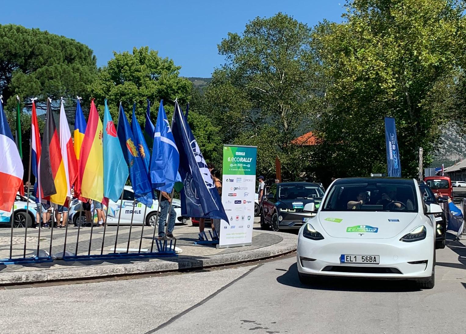 Le auto elettriche partono da Nova Gorica, ritorna il Mahle Eco Rally