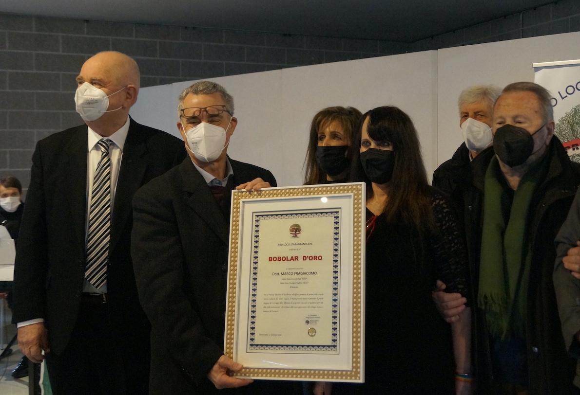 Copertina per Bobolar d'oro a Fragiacomo, Staranzano premia il preside del BEM
