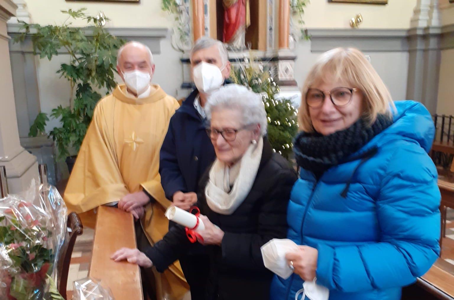 Immagine per Sant'Andrea in festa, la bisnonna Liva festeggia 100 anni