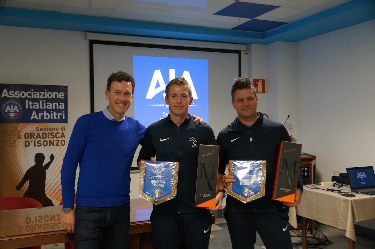 Immagine per Arbitri di Gradisca pronti al ritorno in campo, il raduno con fischietti sloveni