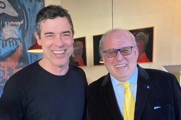 Immagine per Alessandro Gassman in visita a Gorizia, tappa per studiare un nuovo film