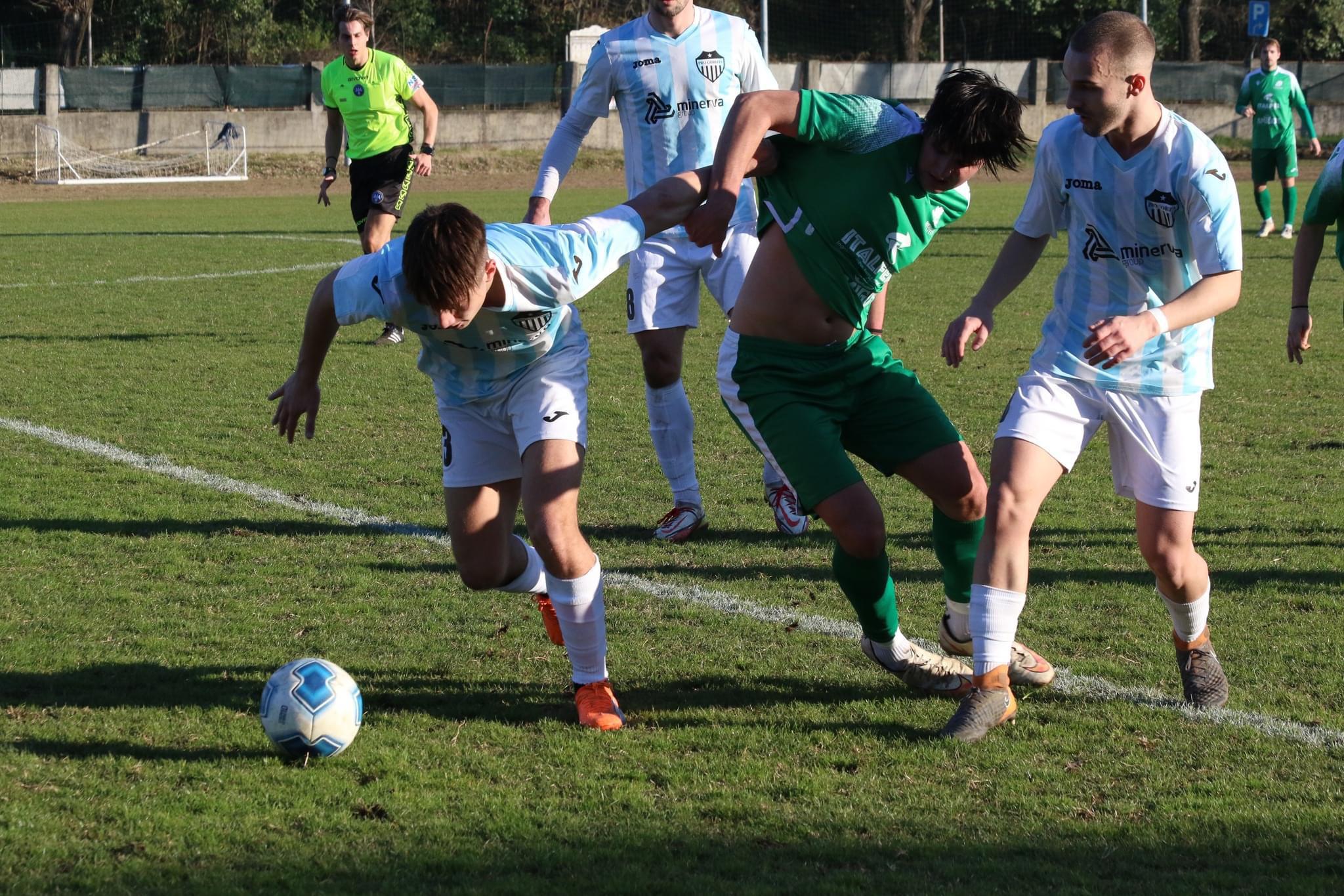 Immagine per Cento partite con la Pro Gorizia, una doppietta di Lucheo batte il San Luigi 