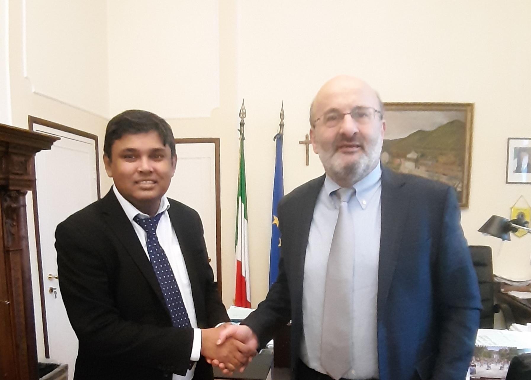 Immagine per Rapporti tra comunità bengalese e Monfalcone, il console Jabed dal prefetto