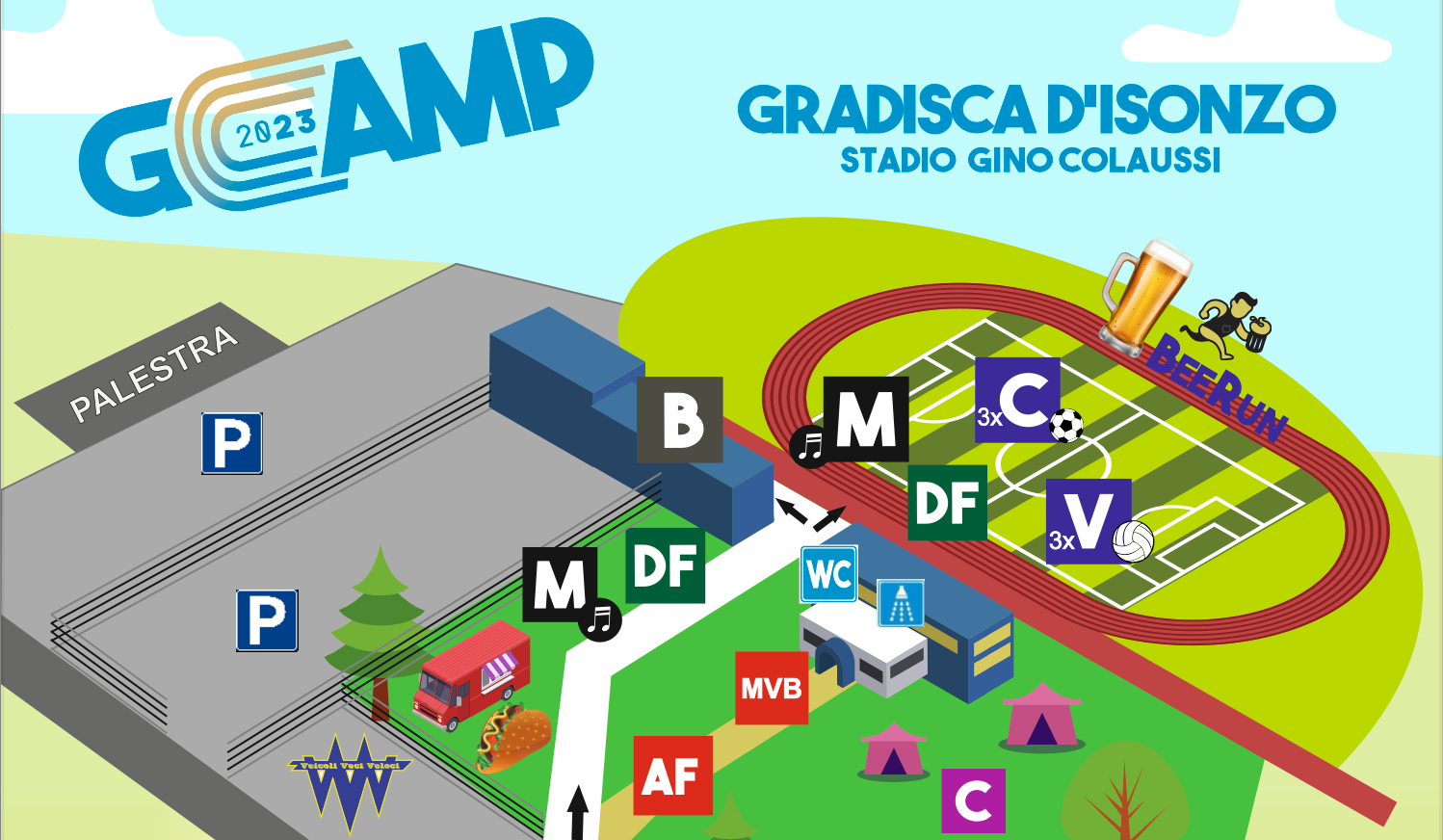 Copertina per A Gradisca tre giorni di festa con musica e sport, concerti allo stadio Colaussi