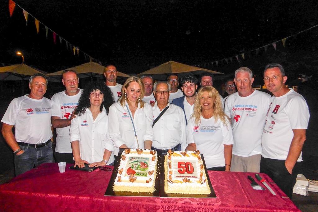 Immagine per La festa di 50 anni dei donatori di sangue a Medea, Andrea nuovo presidente