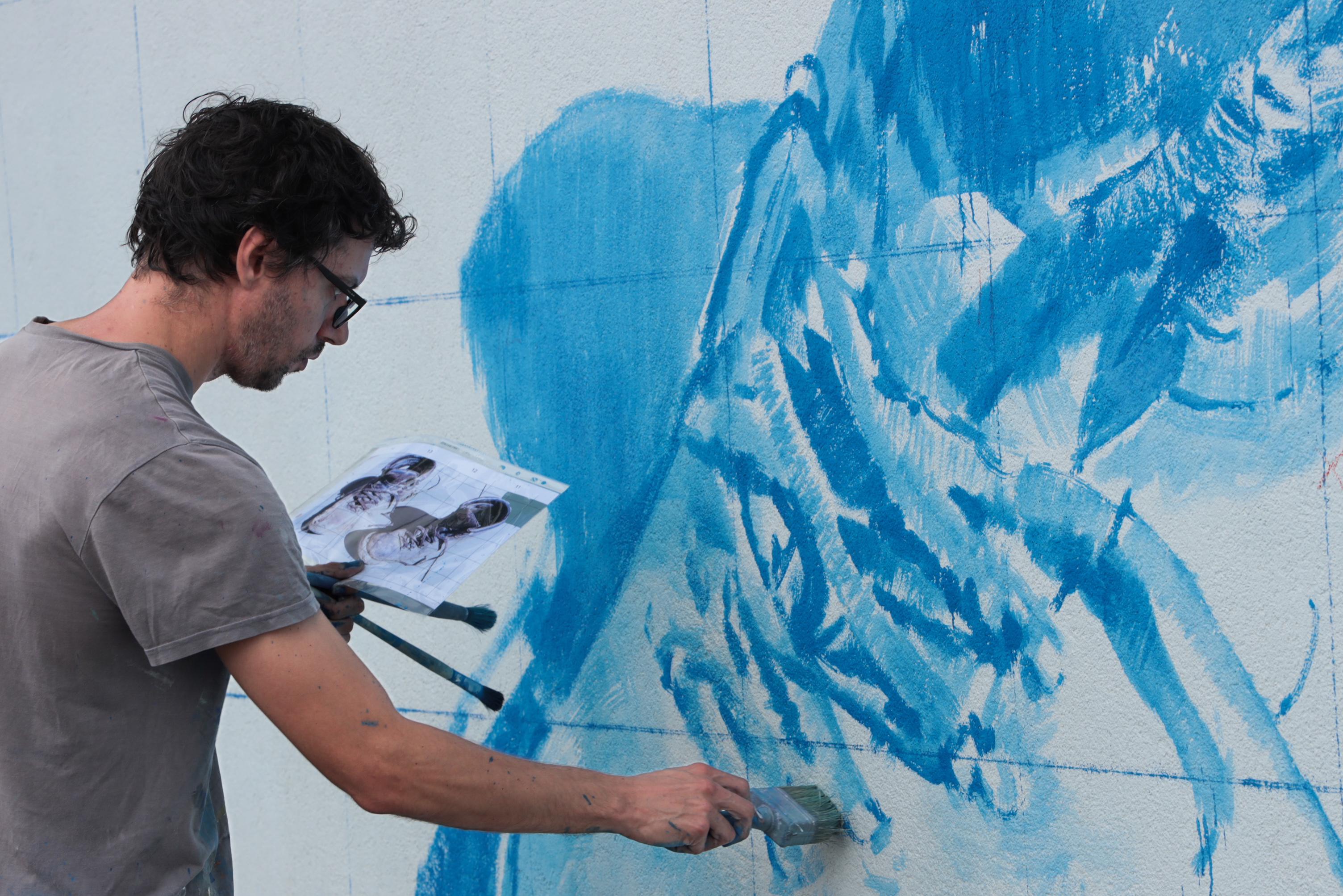 Copertina per Comelli colora un angolo di Gorizia, il murales svelato martedì pomeriggio