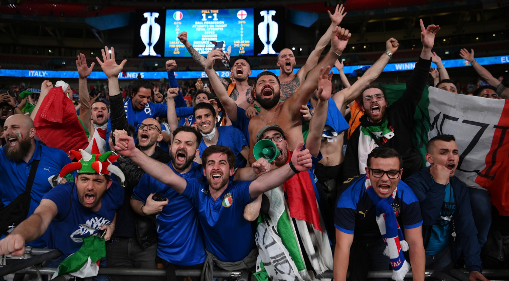 Copertina per L'Italia trionfa a Wembley, una ragazza di Capriva nella notte magica di Londra