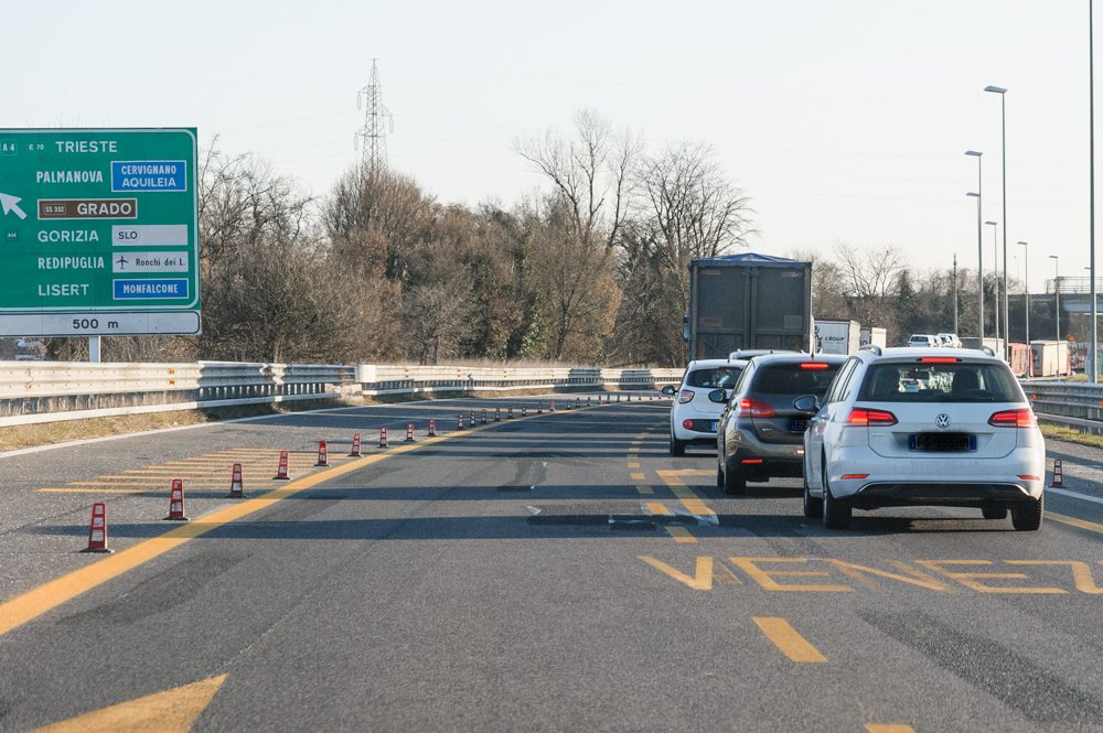 Immagine per Autostrada A4, ritorna il traffico natalizio in Fvg con il ponte dell'Immacolata